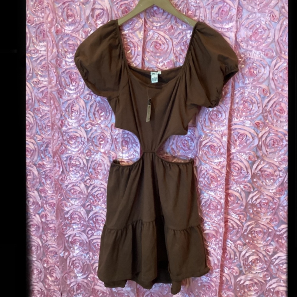🐣  PLUS Size ~ Trendy Baby Doll Style Peasant Dress ~ NWT - Picture 3 of 7